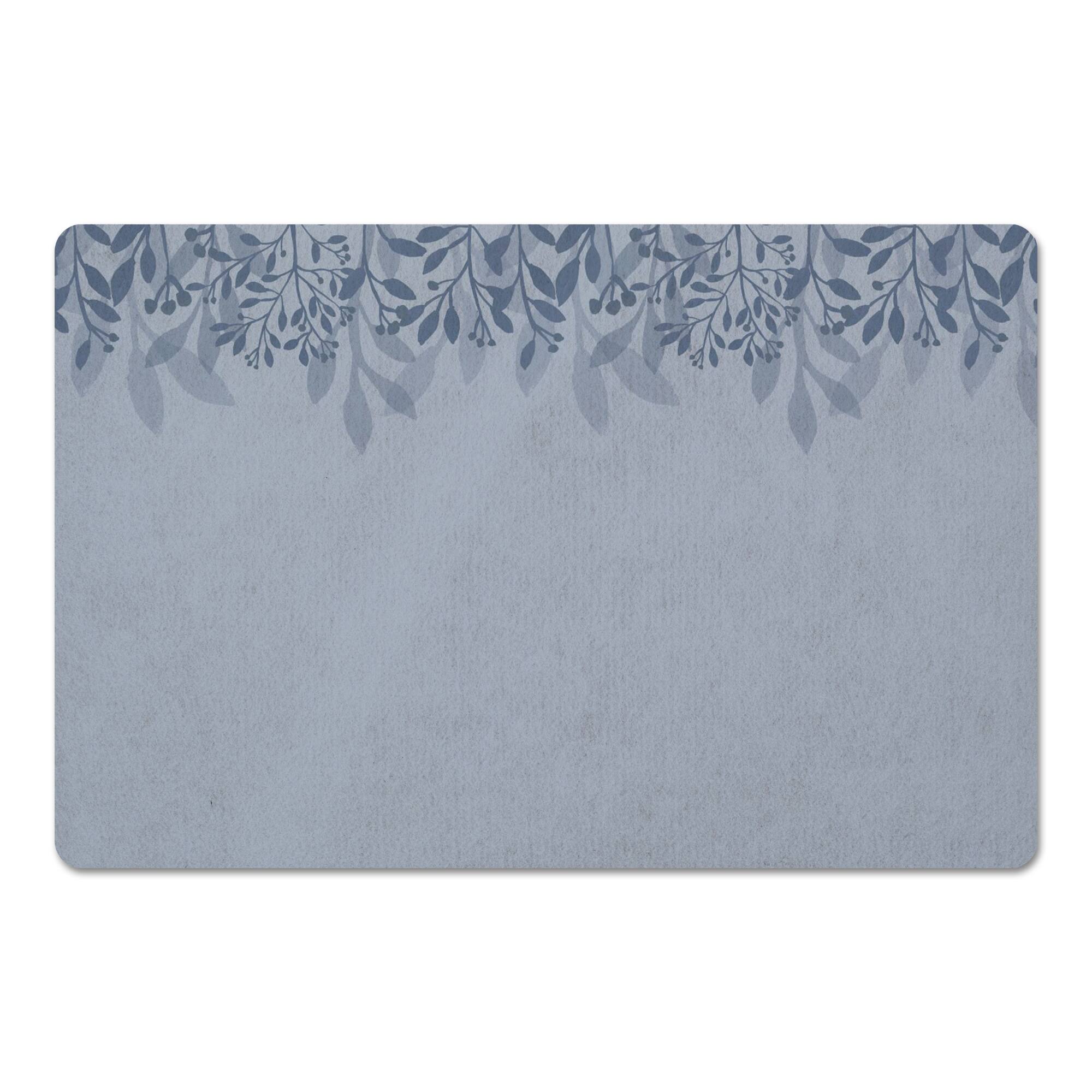 Floral Banner Floor Mat